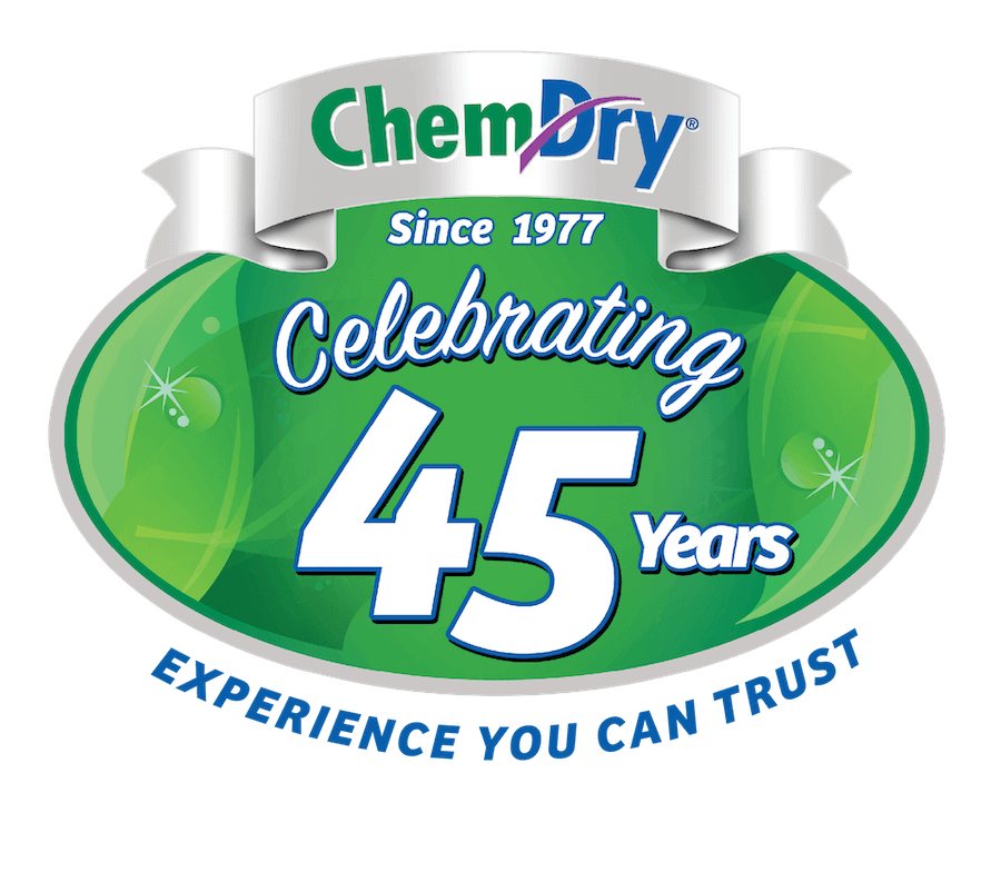 chem dry 40 years of experience you can trust badge